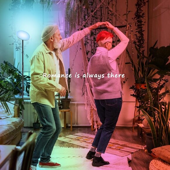 Modern Floor Lamp, WiFi Remote Modern Tall Standing Light, 2000LM (Black) - Picture 9 of 13